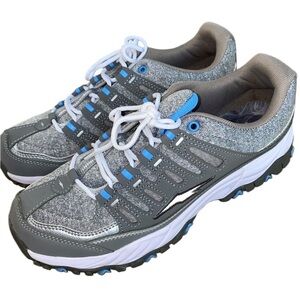 Grey and Blue Sneaker